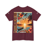 Tropical Vibes Tee, Relaxed Summer Shirt, Beach Wear, Unisex Cotton Tee, Nature Lover Gift, Vacation Outfit