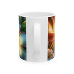 Tropical Nature Ceramic Mug – 11oz & 15oz, Perfect for Nature Lovers & Gift-Giving