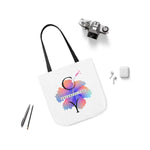 Canvas Tote Bag, 5-Color Straps – Durable, Stylish & Spacious Design."