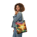 Canvas Tote Bag, 5-Color Straps