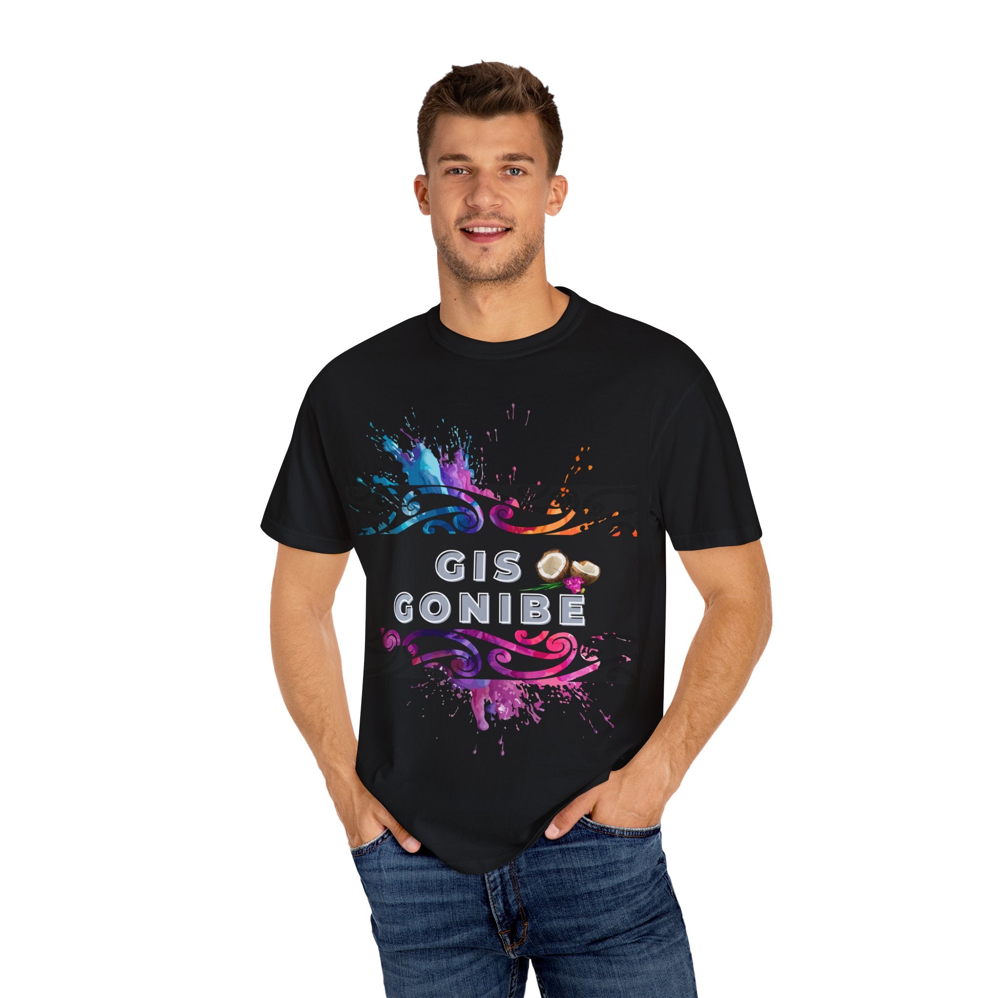 Unisex Garment-Dyed Gis Gonibe T-shirt