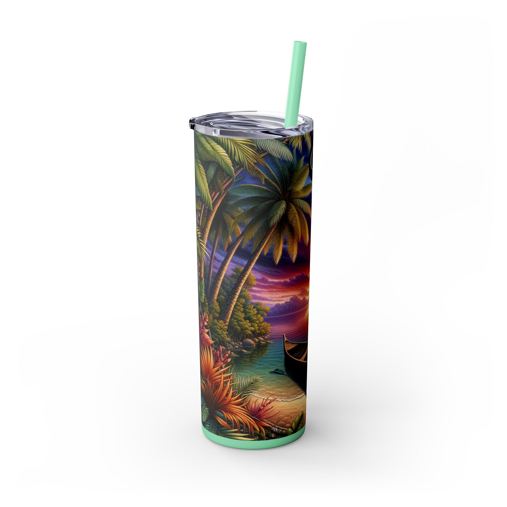 Skinny Tumbler with Straw, 20oz