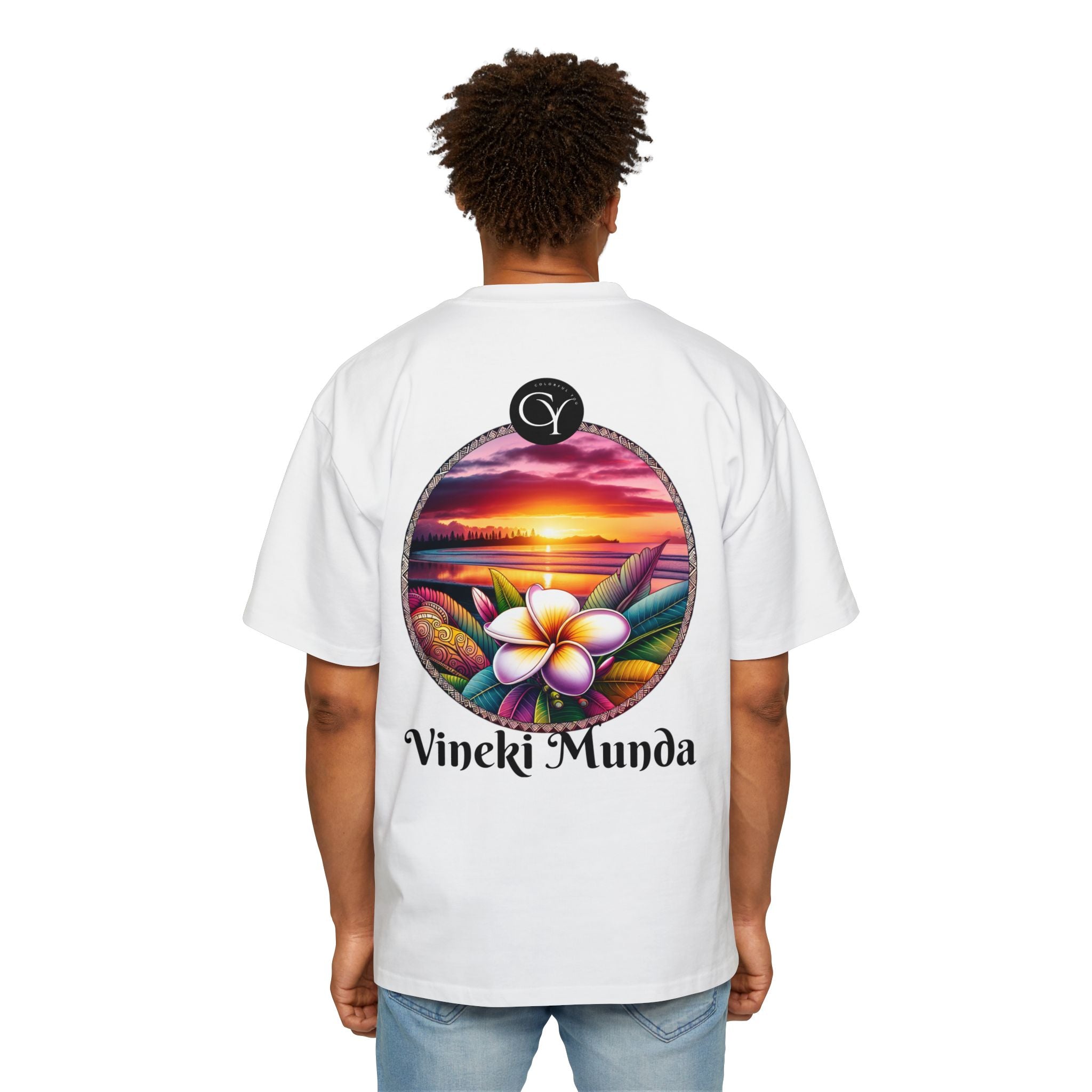 Vineki Munda Tee - Heavy Oversized Shirt with Vibrant Artwork