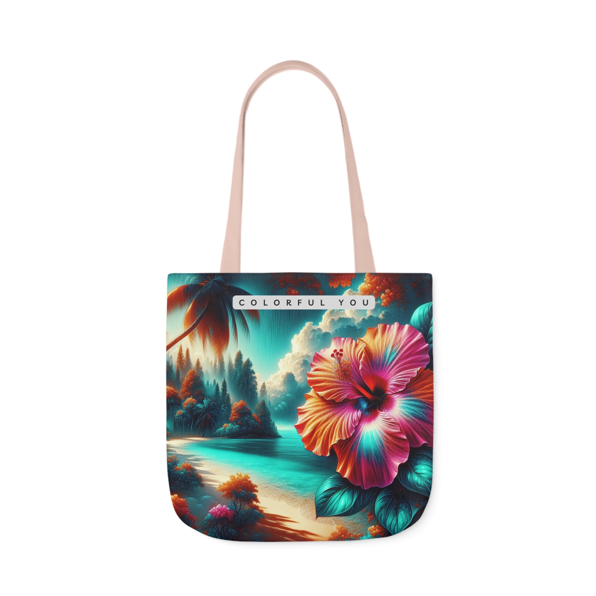 Canvas Tote Bag, 5-Color Straps