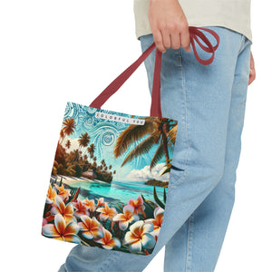 Tropical Paradise Tote Bag - Colorful You Floral Design