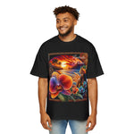 Lautastic Tee - Heavy Oversized T-Shirt with Orchid Design