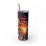 Skinny Tumbler with Straw, 20oz
