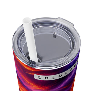 Skinny Tumbler with Straw, 20oz