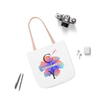 Canvas Tote Bag, 5-Color Straps – Durable, Stylish & Spacious Design."