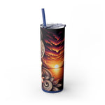 Skinny Tumbler with Straw, 20oz