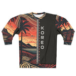 Koreo Tropical Sunset Unisex Sweatshirt | Cozy Beach Vibe | Perfect for Summer Days