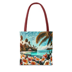 Tropical Paradise Tote Bag - Colorful You Floral Design