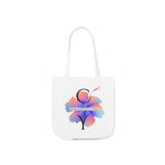 Canvas Tote Bag, 5-Color Straps – Durable, Stylish & Spacious Design."