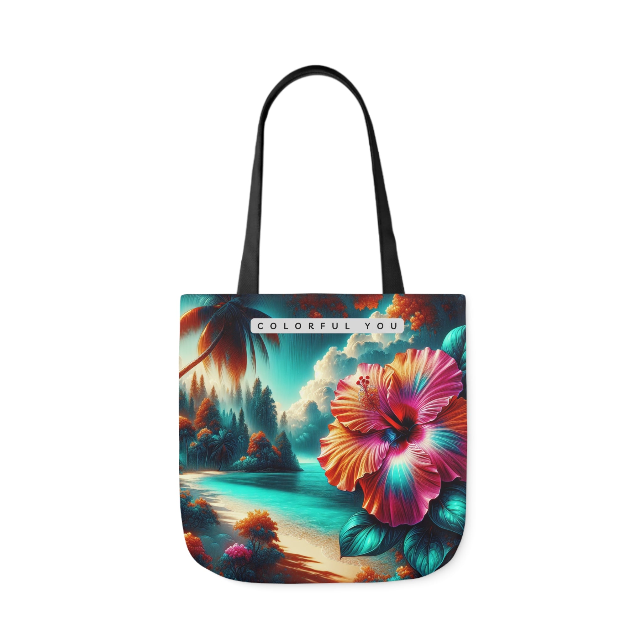 Canvas Tote Bag, 5-Color Straps