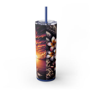 Skinny Tumbler with Straw, 20oz
