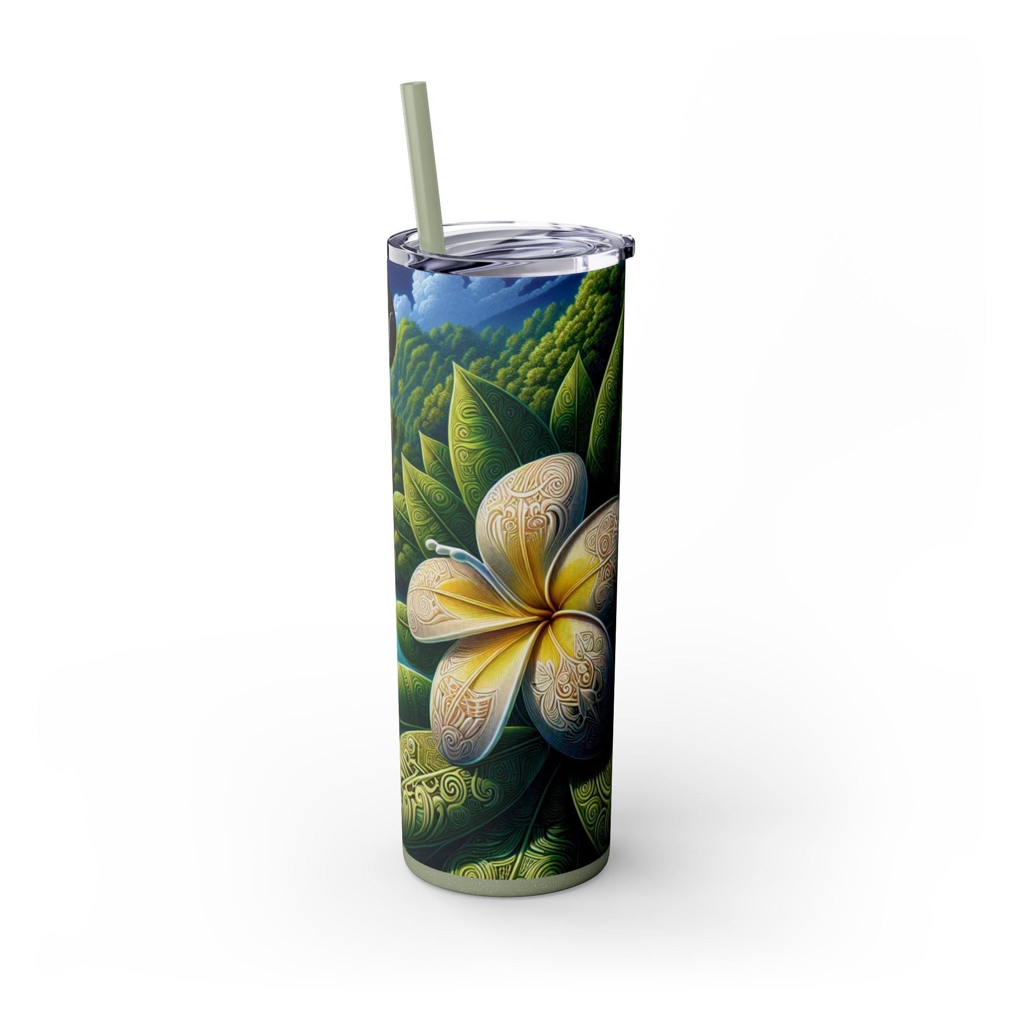 Skinny Tumbler with Straw, 20oz