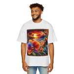 Lautastic Tee - Heavy Oversized T-Shirt with Orchid Design