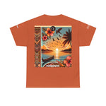 Tropical Vibes Tee, Relaxed Summer Shirt, Beach Wear, Unisex Cotton Tee, Nature Lover Gift, Vacation Outfit