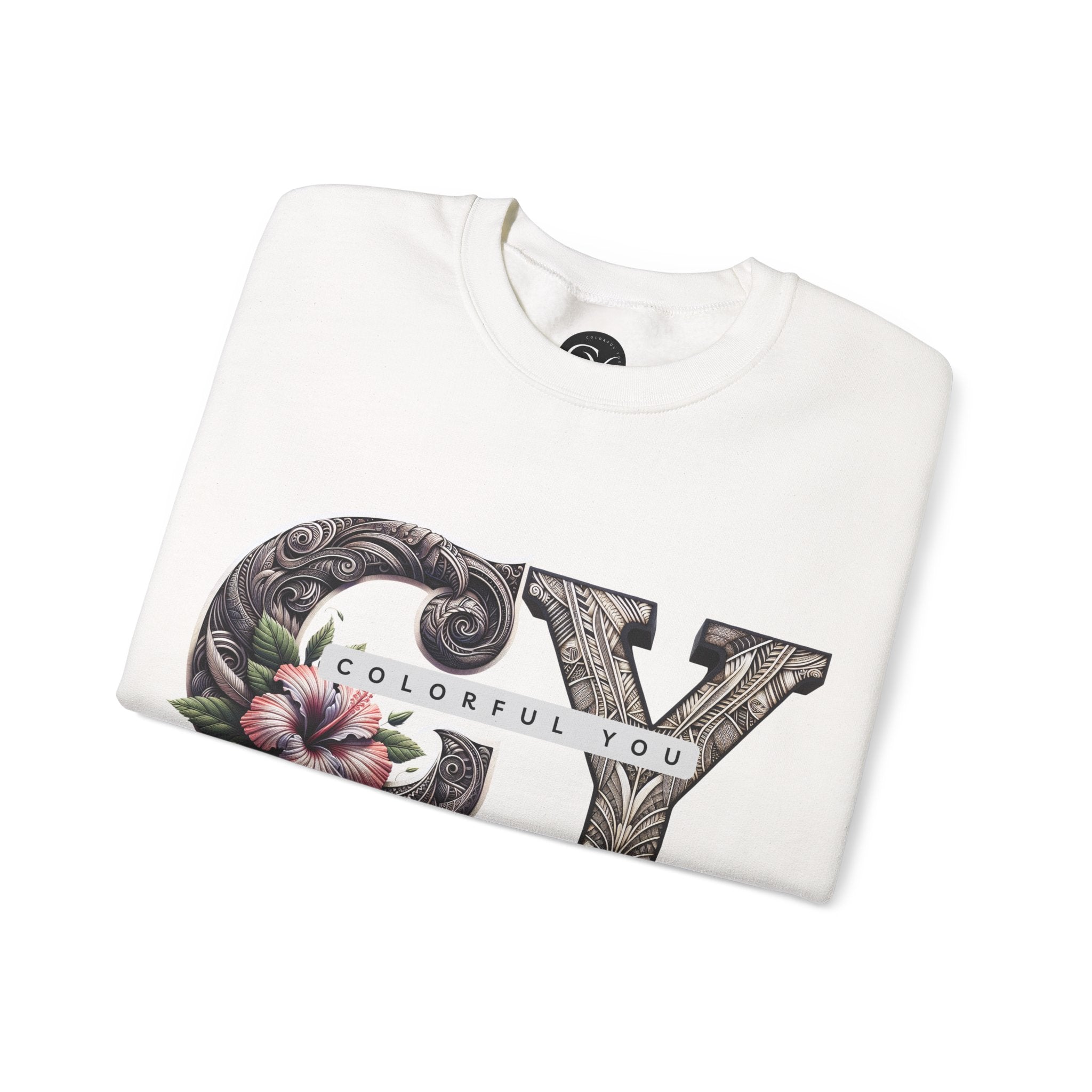 Colorful You Floral Crewneck Sweatshirt - Unisex Heavy Blend