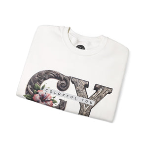 Colorful You Floral Crewneck Sweatshirt - Unisex Heavy Blend