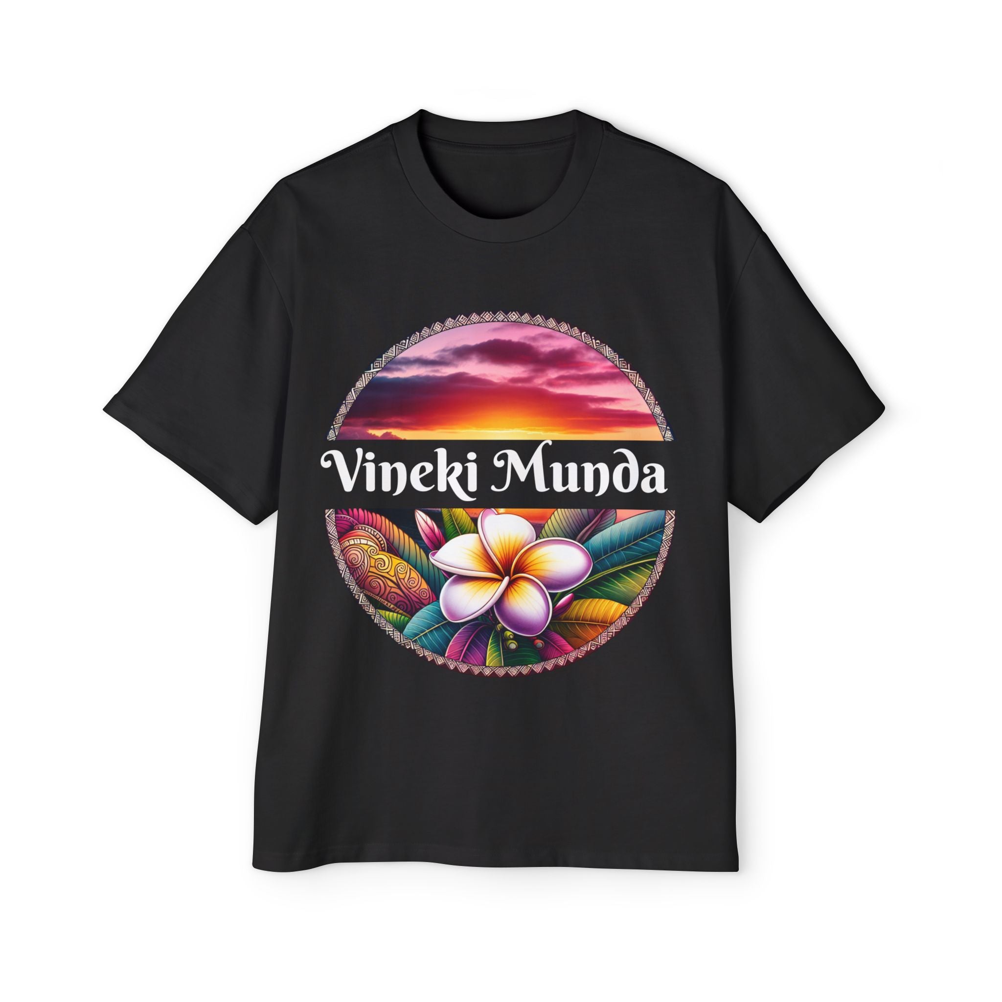 Vineki Munda Tee - Heavy Oversized Shirt with Vibrant Artwork