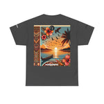 Tropical Vibes Tee, Relaxed Summer Shirt, Beach Wear, Unisex Cotton Tee, Nature Lover Gift, Vacation Outfit