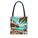 Tropical Paradise Tote Bag - Colorful You Floral Design