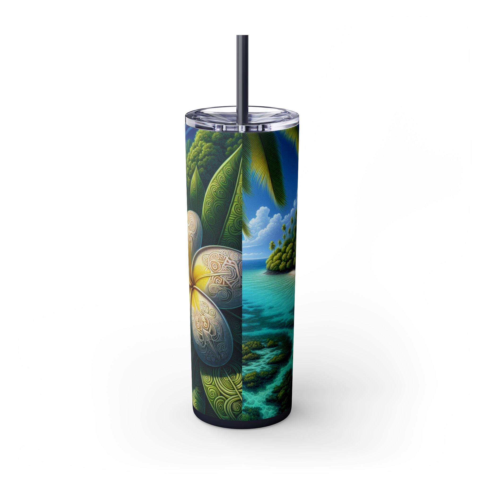 Skinny Tumbler with Straw, 20oz