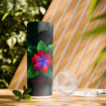 Skinny Tumbler with Straw, 20oz – Double-Wall Stainless Steel Design!.