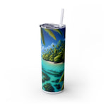 Skinny Tumbler with Straw, 20oz