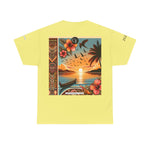 Tropical Vibes Tee, Relaxed Summer Shirt, Beach Wear, Unisex Cotton Tee, Nature Lover Gift, Vacation Outfit