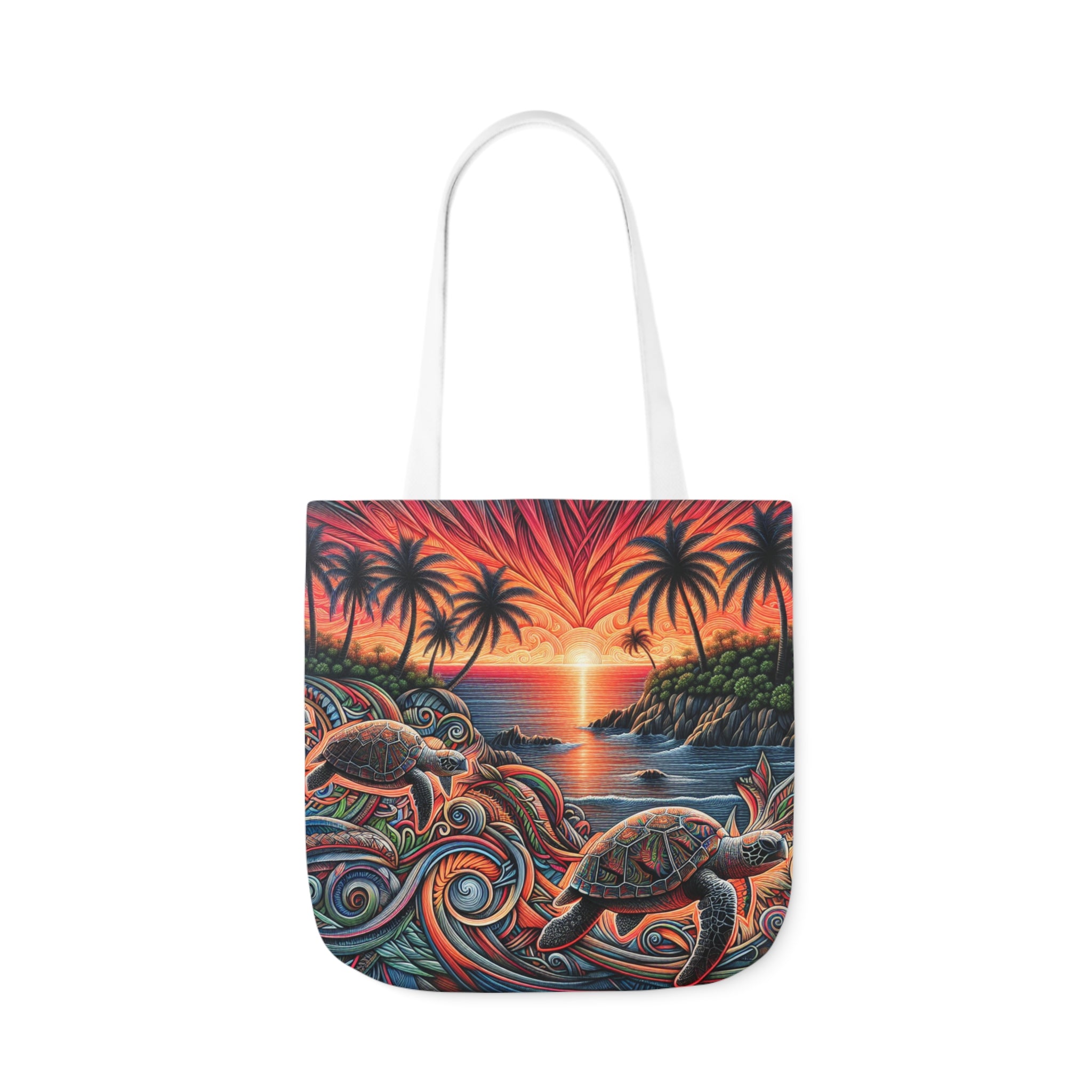 Canvas Tote Bag, 5-Color Straps