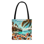 Tropical Paradise Tote Bag - Colorful You Floral Design