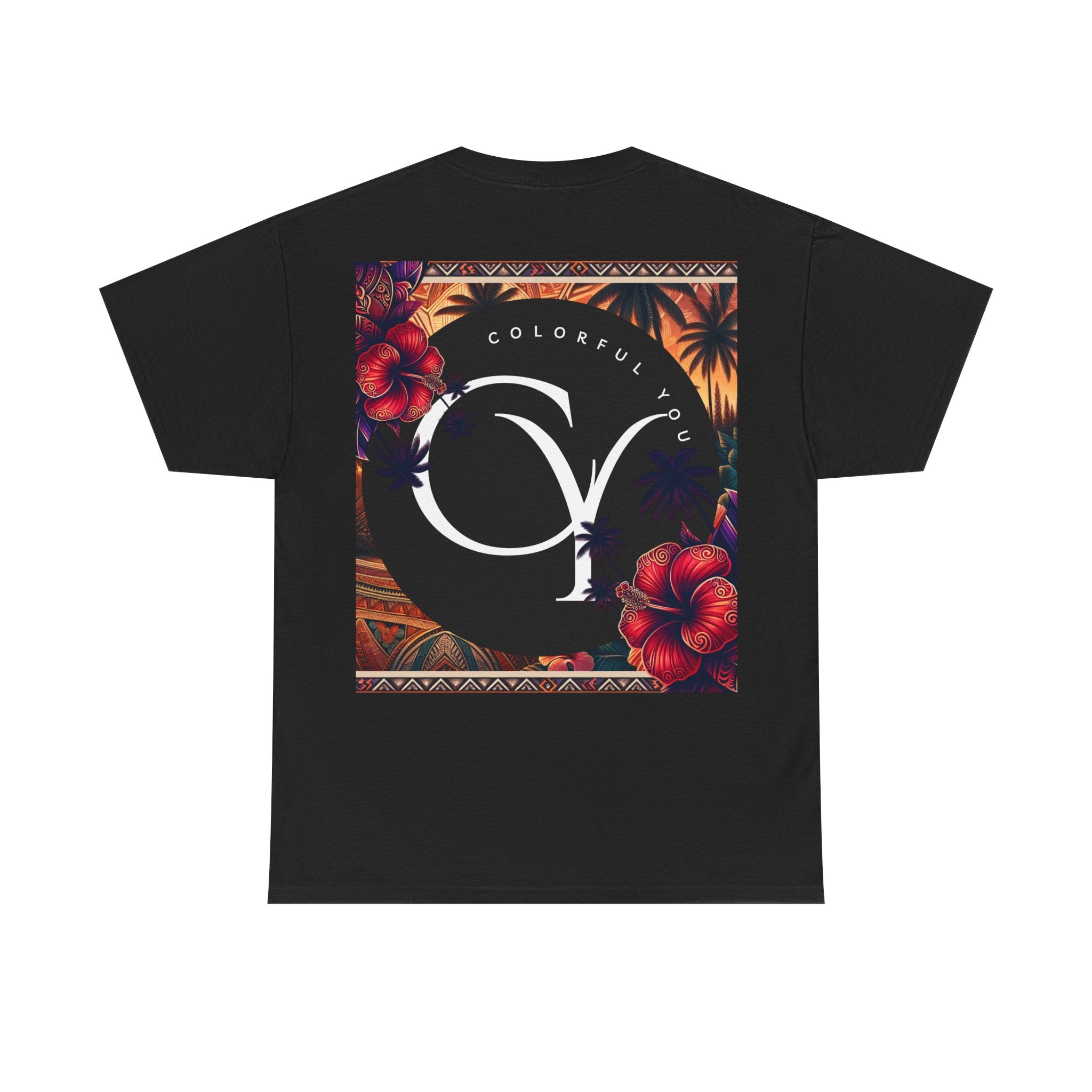 Tropical Graphic Tee featuring 'God Made Me Unique', Unisex Heavy Cotton Tee, Summer Vibe Shirt, Hawaiian Style Top, Gift for Nature [...]