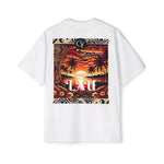 Lau Represent Sunset Heavy Oversized Tee - Perfect for Beach Lovers