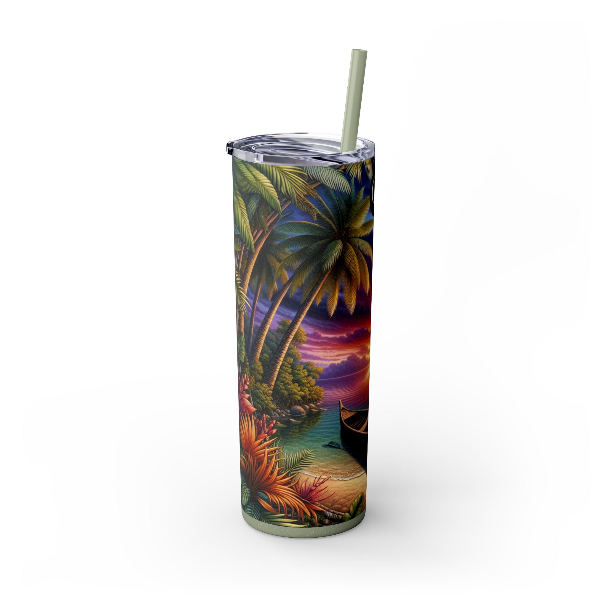 Skinny Tumbler with Straw, 20oz