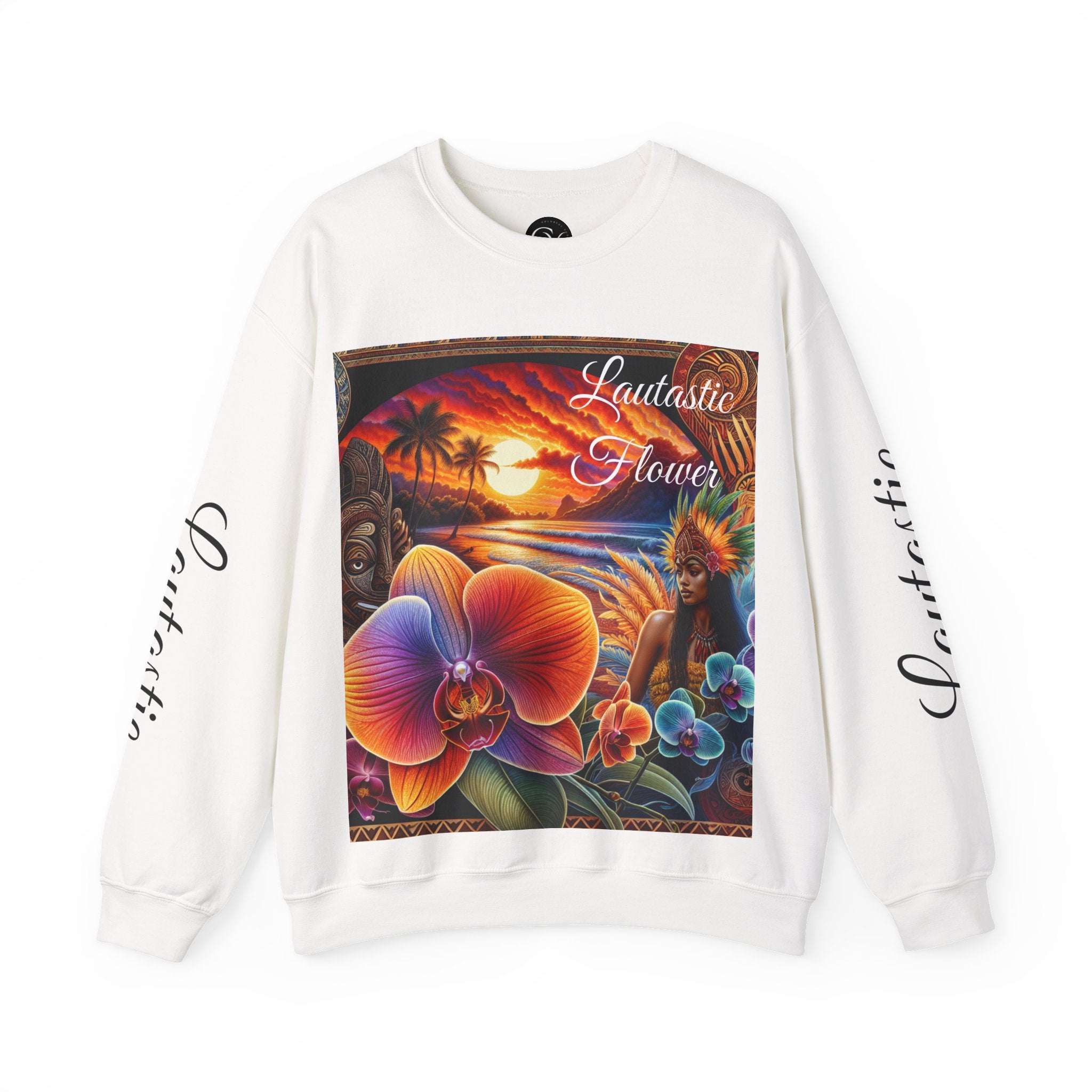 Lautastic Represent Sweatshirt - Lautastic Flower Design