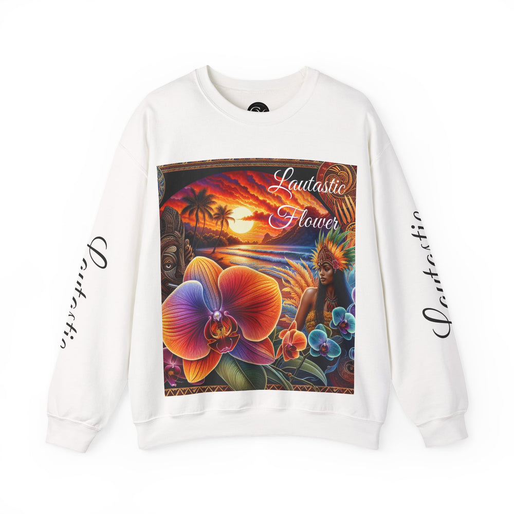 Lautastic Represent Sweatshirt - Lautastic Flower Design