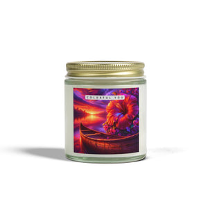 Scented Coconut Apricot Candles (4oz, 9oz)
