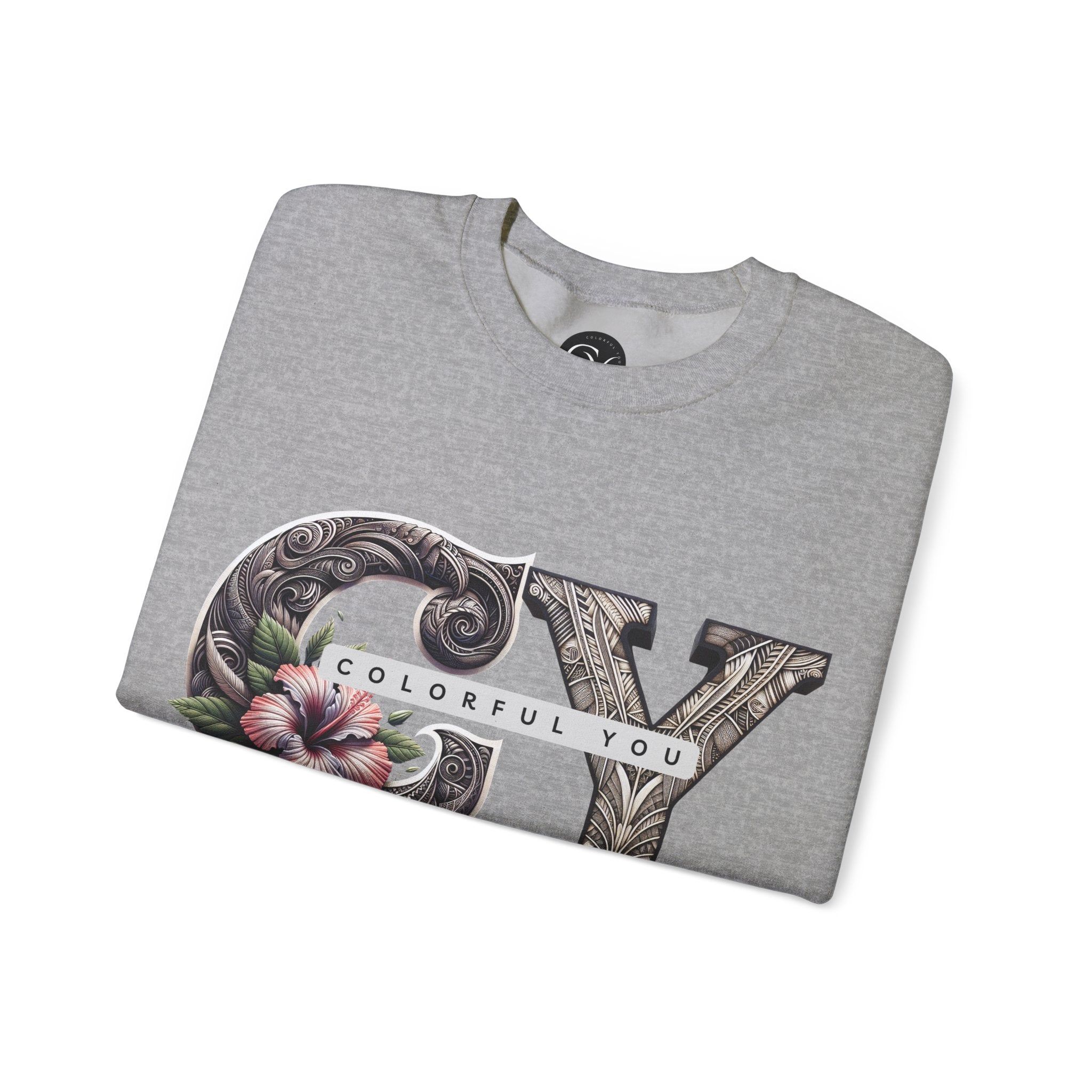 Colorful You Floral Crewneck Sweatshirt - Unisex Heavy Blend