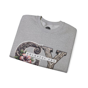 Colorful You Floral Crewneck Sweatshirt - Unisex Heavy Blend
