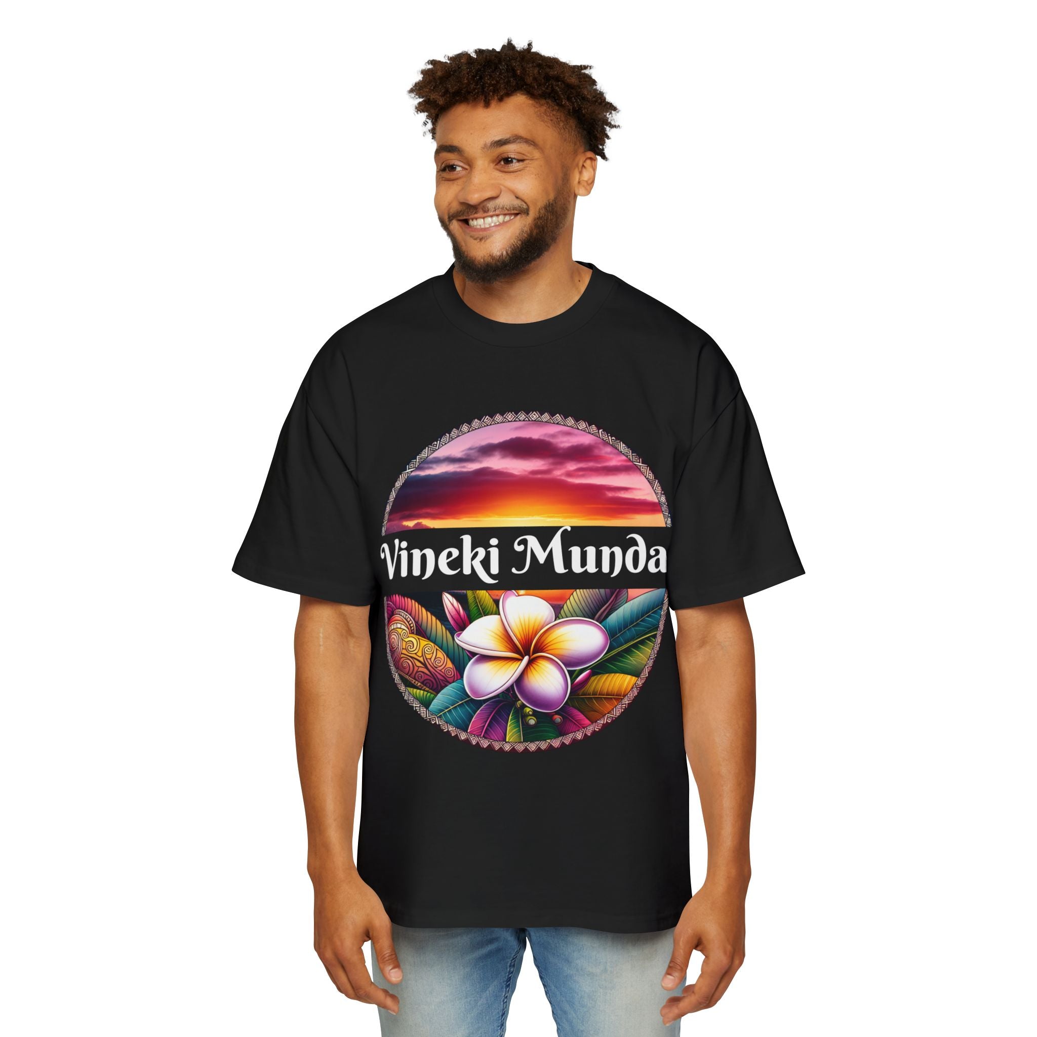 Vineki Munda Tee - Heavy Oversized Shirt with Vibrant Artwork