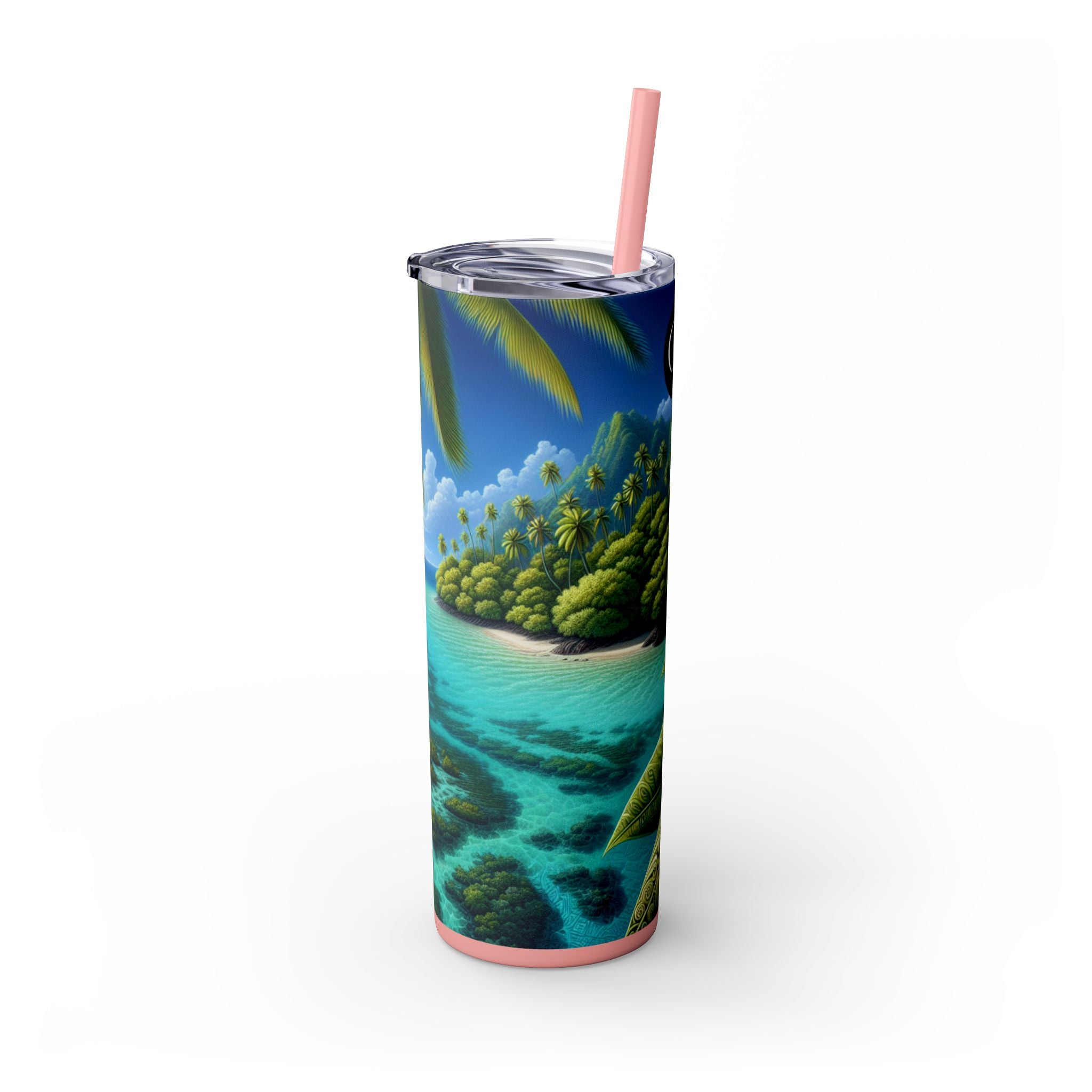 Skinny Tumbler with Straw, 20oz