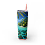 Skinny Tumbler with Straw, 20oz