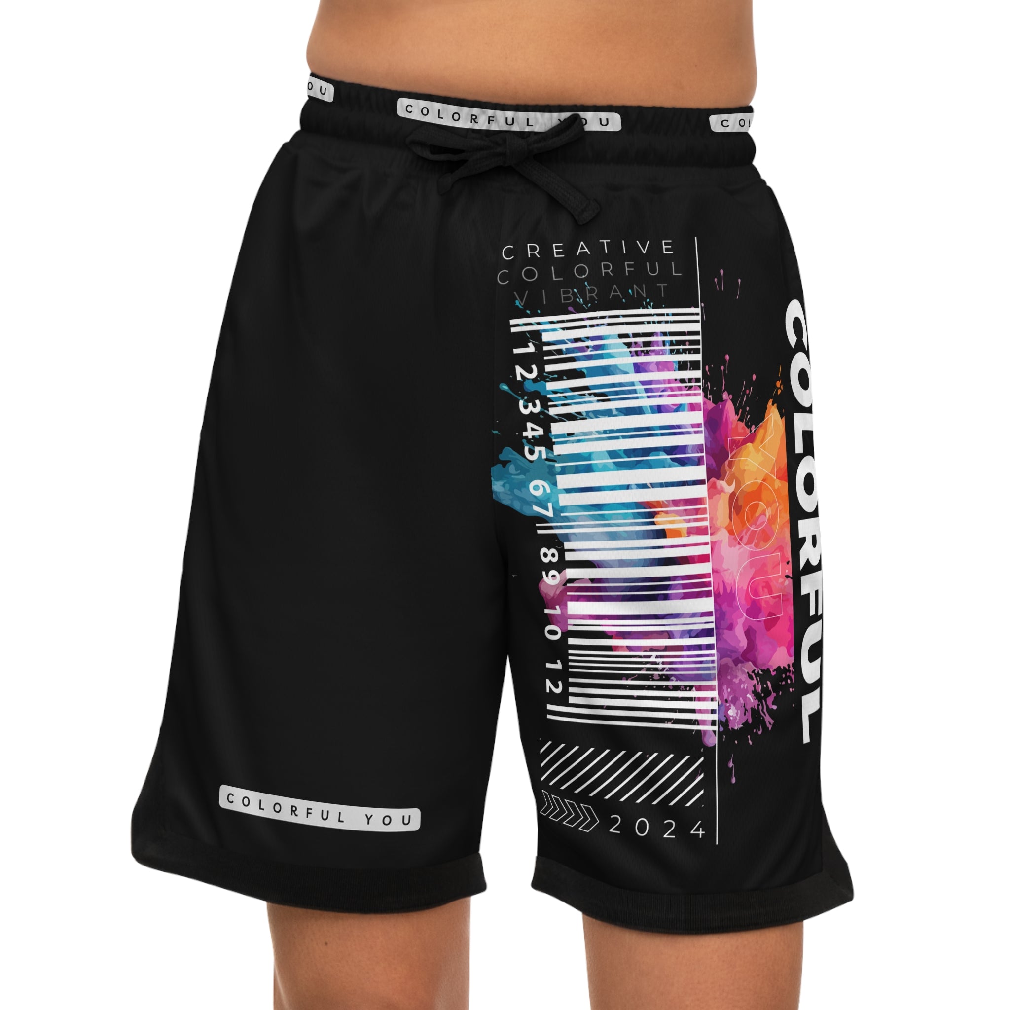 Basketball Rib Shorts (AOP)