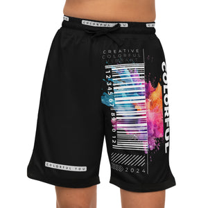 Basketball Rib Shorts (AOP)