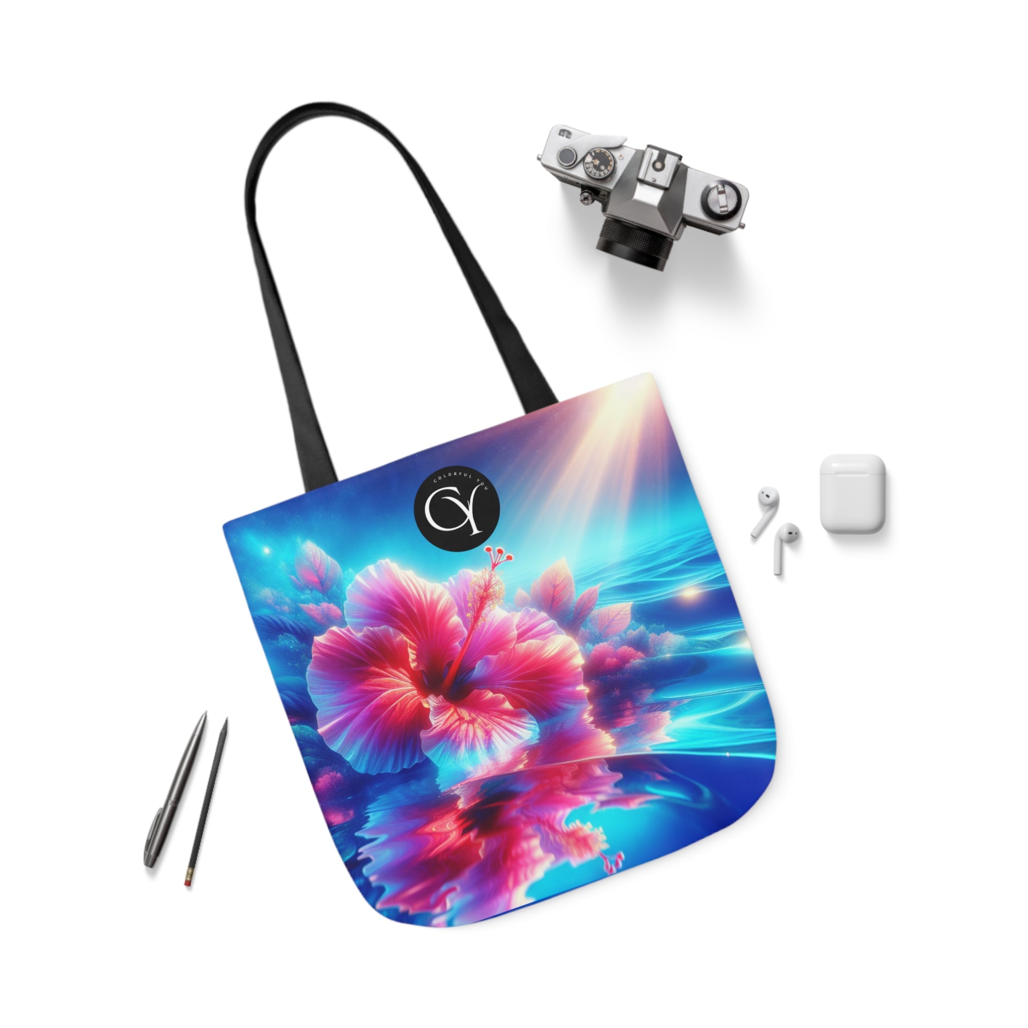 Canvas Tote Bag, 5-Color Straps