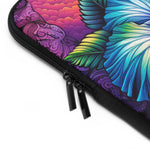 Laptop Sleeve Tropical Blue Hibiscus Sunset