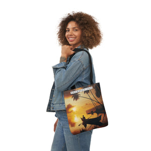 Canvas Tote Bag, 5-Color Straps