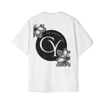 Tropical Love Oversized Premium Heavy Cotton Tee, Relaxed Fit T-Shirt, Gift for Him, Summer Style, Casual Wear, Unique Art Design
